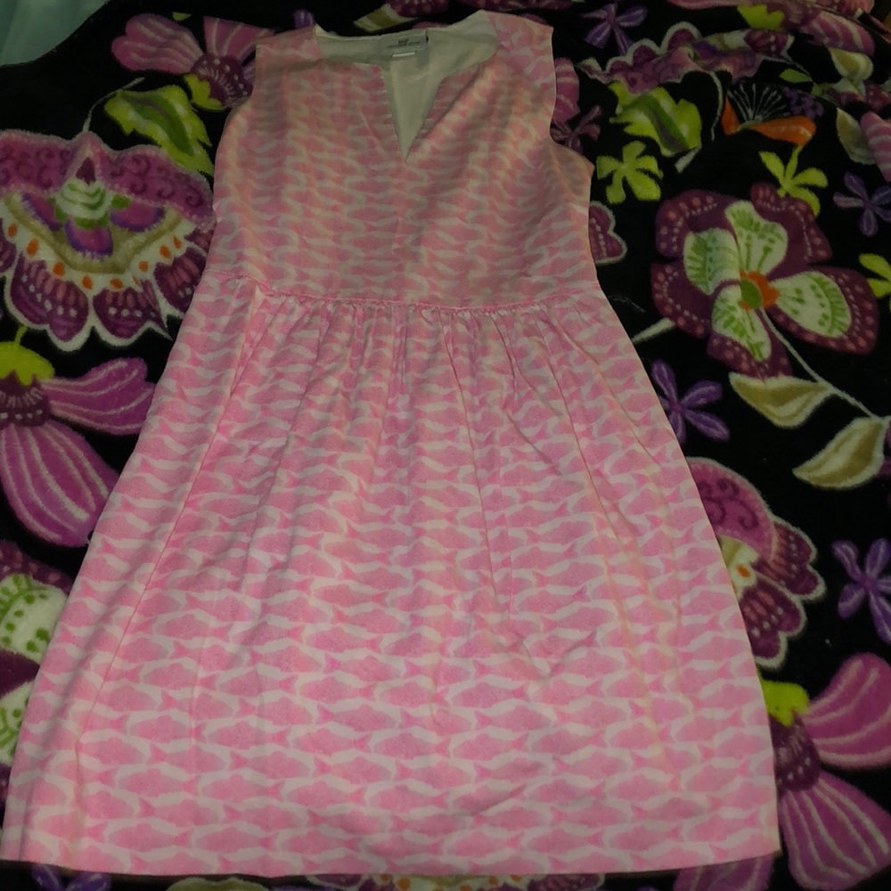 Vineyard Vines Fit and Flare Pattern Dress